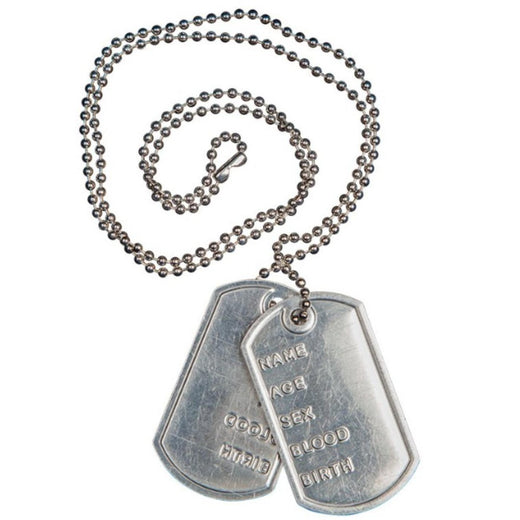 Wicked Costumes Ltd - Army I.D Dog Tags - Adult - Fancy Dress Central