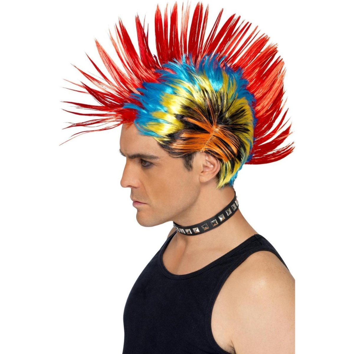 Smiffys - 80s Street Punk Mohawk Wig - Adult - Fancy Dress Central