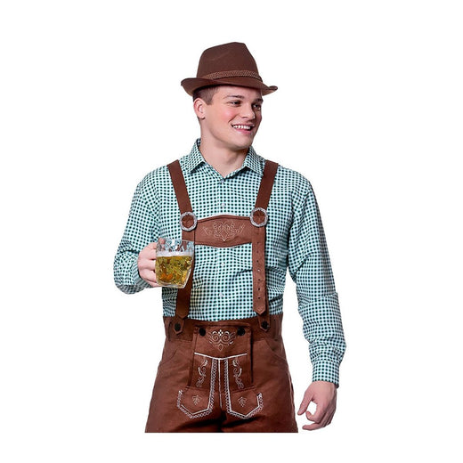 Wicked Costumes - Oktoberfest Shirt (Green) - Men - Fancy Dress Central