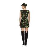 Smiffys - Fever Combat Girl Army Costume - Women