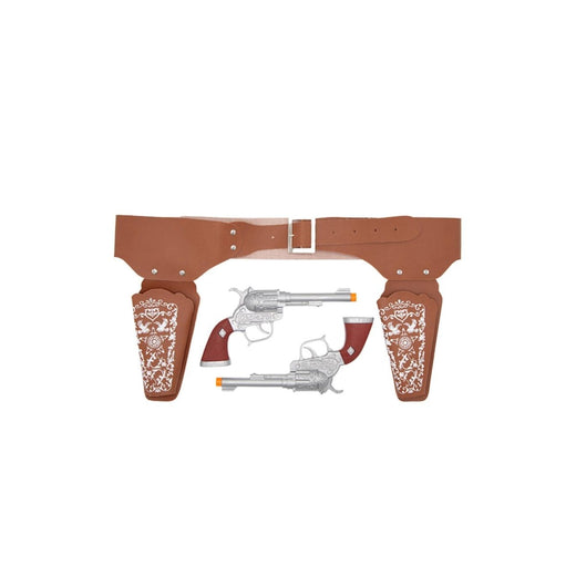 Wicked Costumes Ltd - Cowboy Guns, Belt & Holster - Adult - Fancy Dress Central
