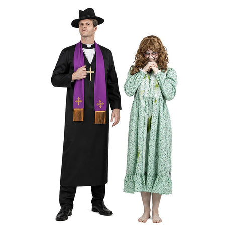 Smiffys - The Exorcist Father Merrin & Regan - Couples Costume - Fancy Dress Central