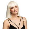 Fancy Dress Central - Bob Wig with Fringe (Blonde) - Adult - Fancy Dress Central