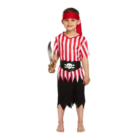 Henbrandt - Pirate Costume - Boys - Fancy Dress Central