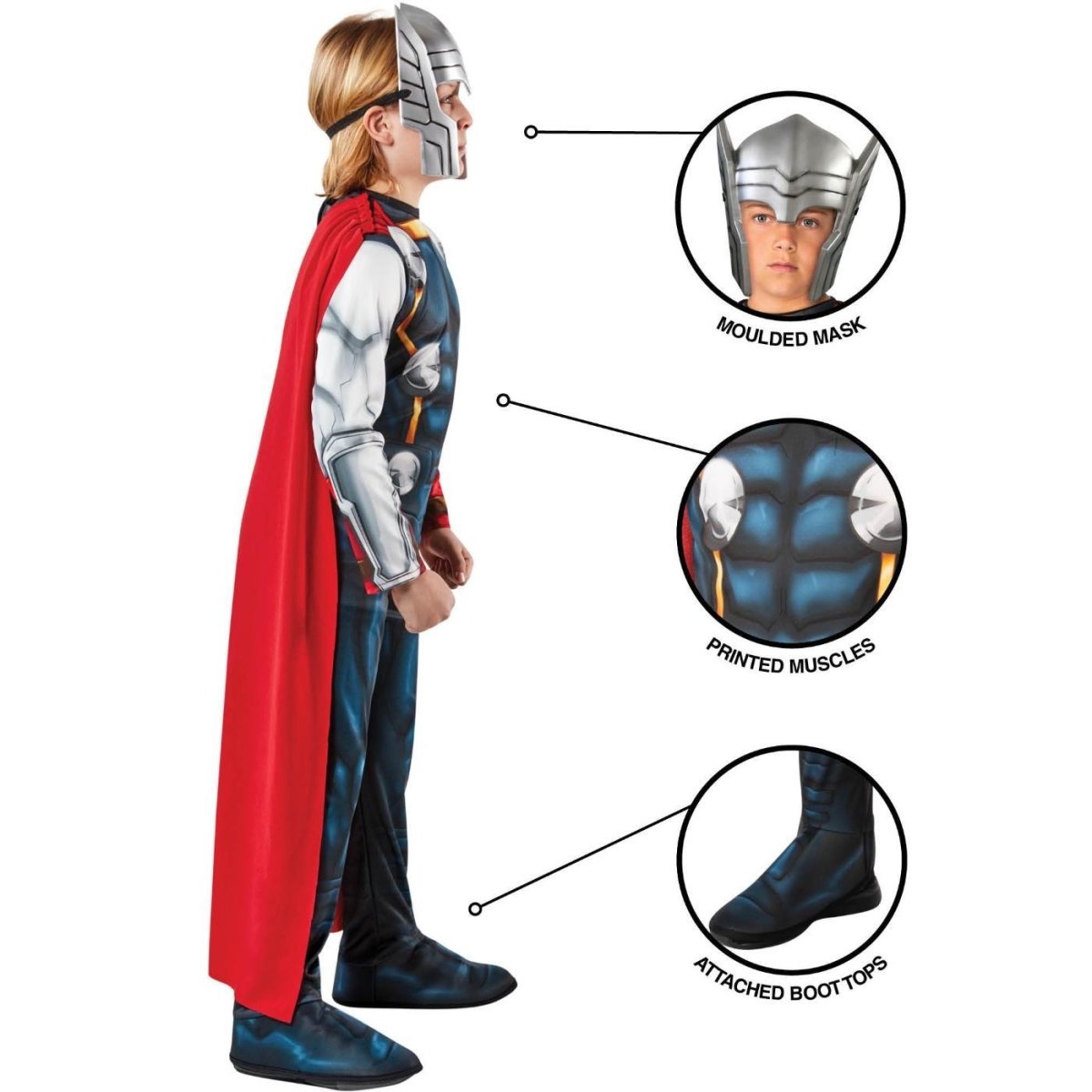 Rubies - Thor Costume - Boys - Fancy Dress Central
