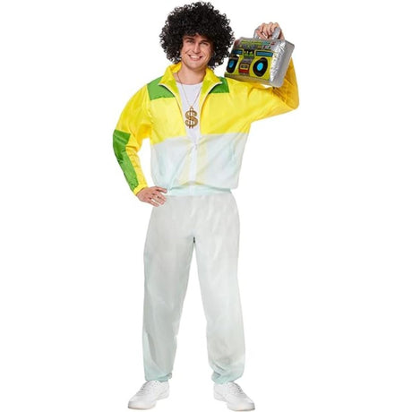Henbrandt - Shell Suit Costume - Men - Fancy Dress Central