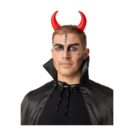 Wicked Costumes Ltd - Devil Horns on a Headband (Red) - Adult - Fancy Dress Central