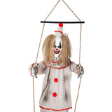 Freaky Clown on Swing - Party Decoration