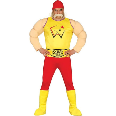 Fiestas Guirca - Wrestler Costume - Men - Fancy Dress Central