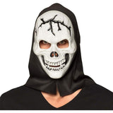 Boland - Skull Mask with Hood - Adult - Fancy Dress Central