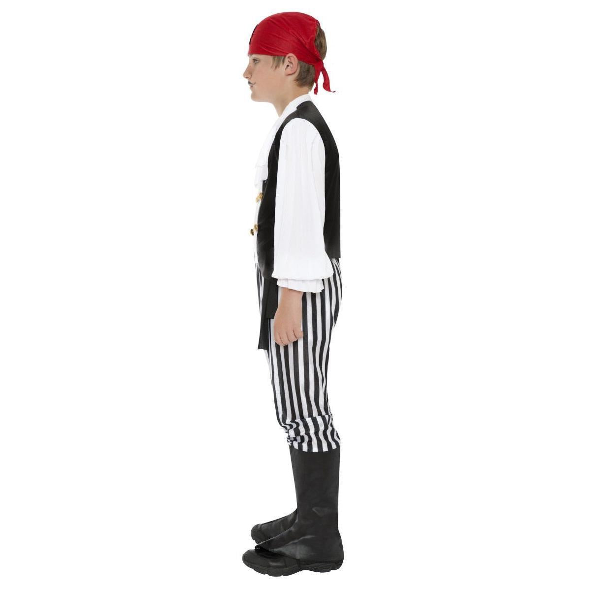 Black & White Pirate Boy Costume - Boys