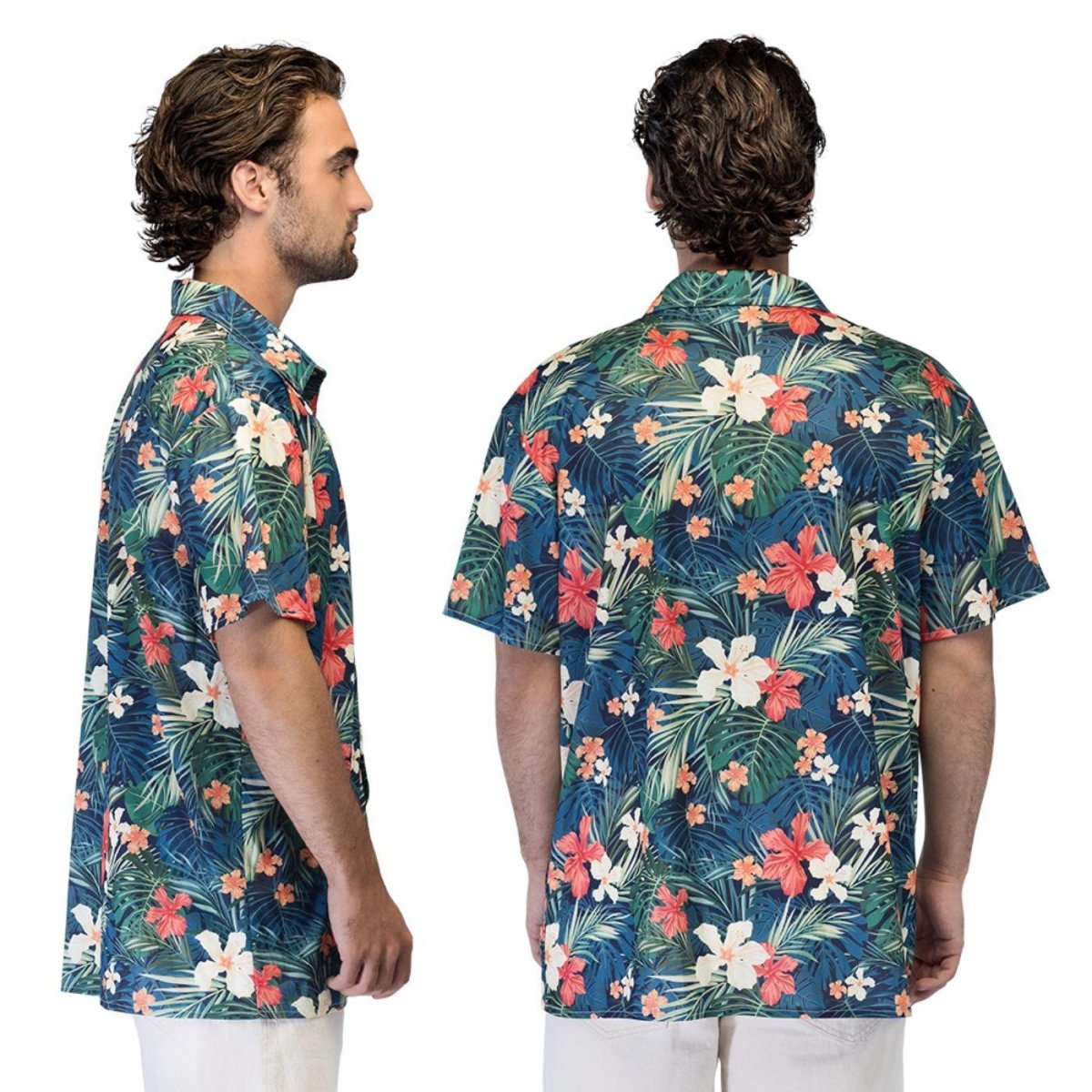 Boland - Tiki Breeze Hawaiian Shirt - Men - Fancy Dress Central