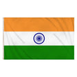 Henbrandt - India Flag (5ft x 3ft) - Fancy Dress Central