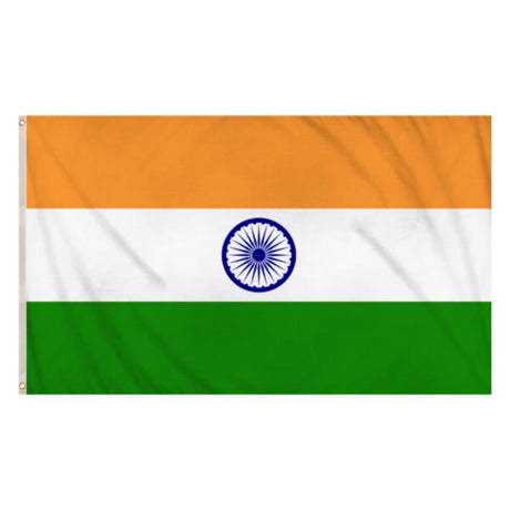 Henbrandt - India Flag (5ft x 3ft) - Fancy Dress Central