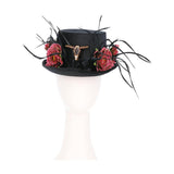 Floral Horn Top Hat - Women