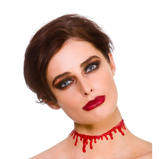 Wicked Costumes Ltd - Dripping Blood Necklace - Adult - Fancy Dress Central