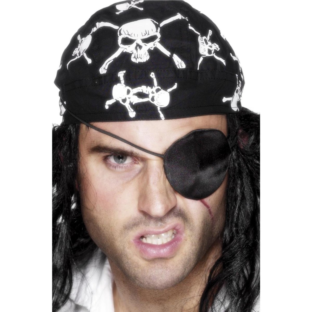 Smiffys - Satin Pirate Eyepatch - Fancy Dress Central