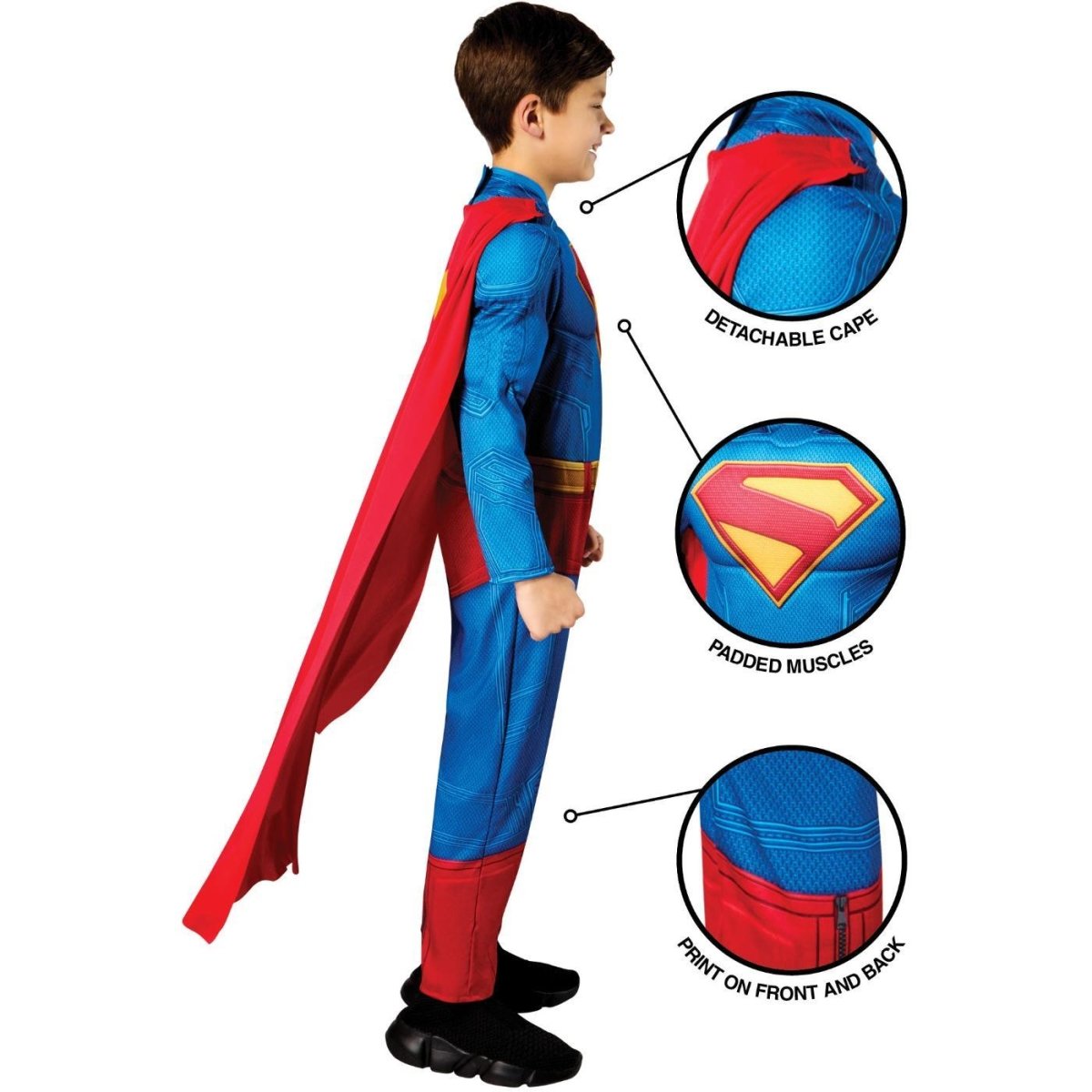 Rubies - Superman Deluxe Costume - Boys - Fancy Dress Central