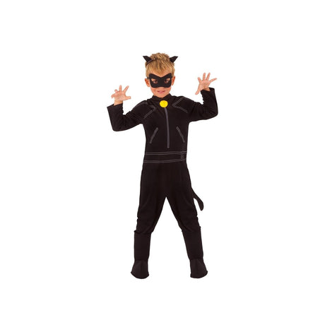 Rubies - Cat Noir Miraculous Ladybug Costume - Boys - Fancy Dress Central