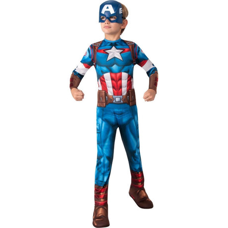 Rubies - Captain America Avengers Costume - Boys - Fancy Dress Central