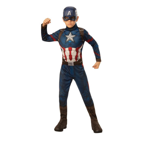 Rubies - Captain America Avengers Endgame Costume - Boys - Fancy Dress Central