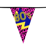 Boland - 6m 80s Party Triangular Bunting - Fancy Dress Central