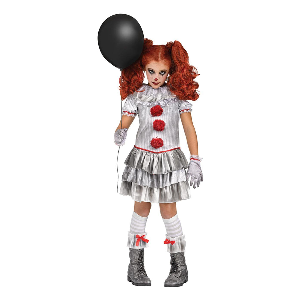 Carnevil Clown Costume - Girls