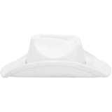 Boland - Silver Hearts Cowboy Hat (White) - Adult - Fancy Dress Central