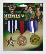 Rubies Masquerade Co. (UK) Ltd - Military Medals (3 Piece) - Fancy Dress Central