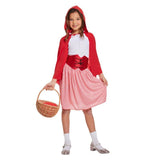 Red Hooded Costume - Girls