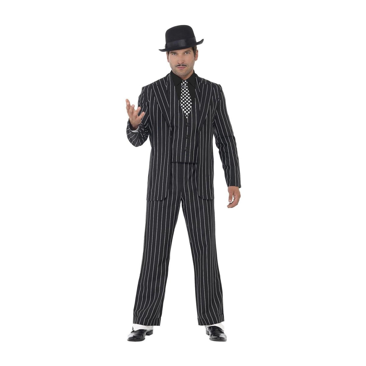 Smiffys - Vintage Gangster Boss Costume - Men - Fancy Dress Central