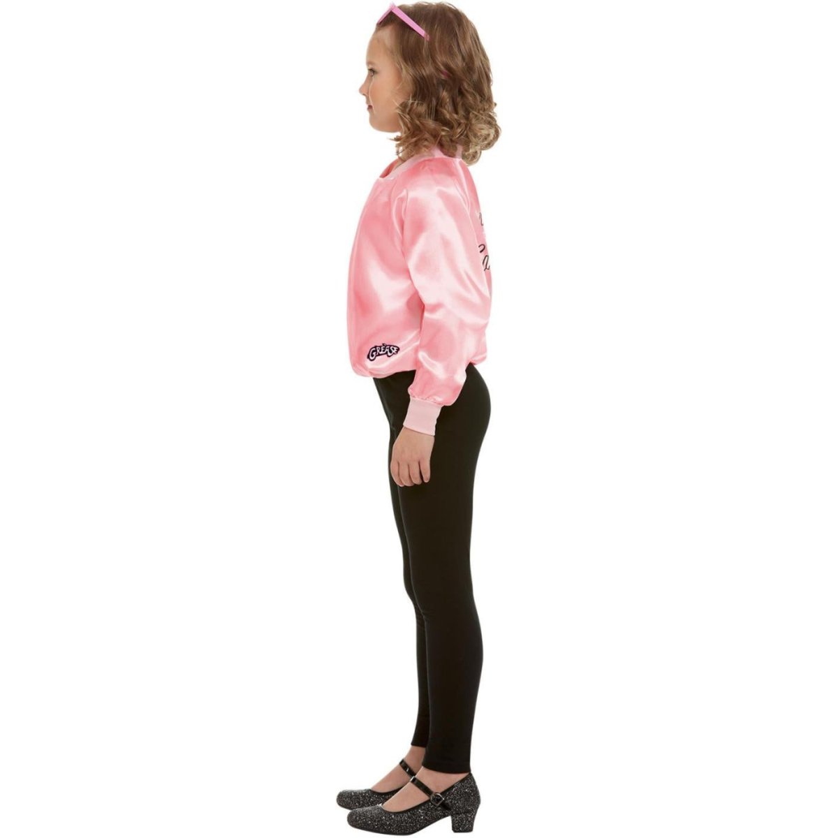 Smiffys - Grease Pink Ladies Jacket - Girls - Fancy Dress Central