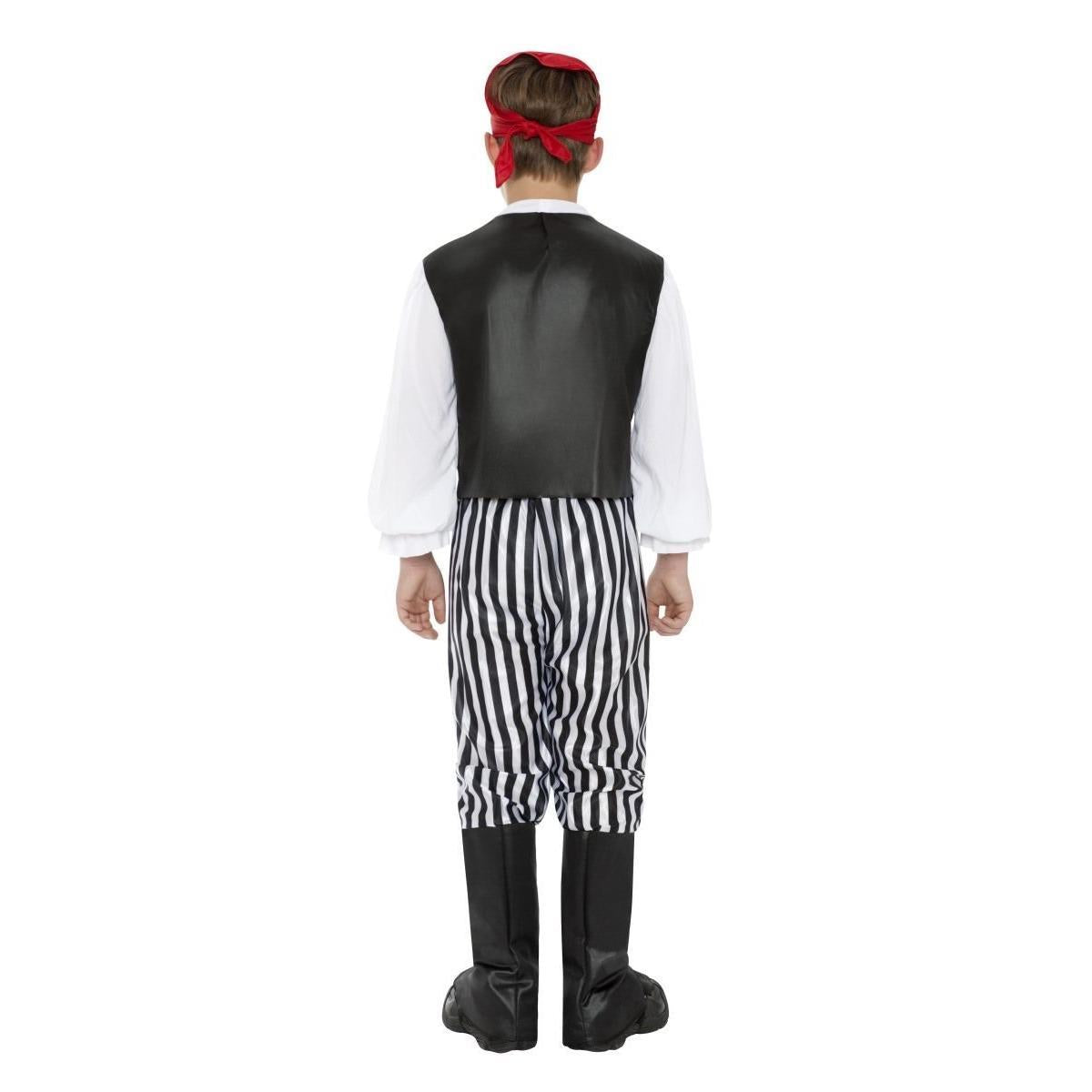 Black & White Pirate Boy Costume - Boys