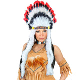 Raging Bull Feather Headdress - Adult