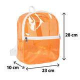 Fancy Dress Central - Clarity Backpack (Neon Orange) - Adult - Fancy Dress Central