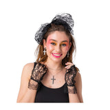 Wicked Costumes Ltd - 80s Material Girl Accessory Set (4 Piece) - Adult - Fancy Dress Central