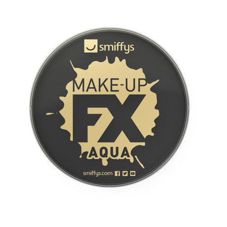 Smiffys - Make-Up FX Face and Body Paint - Black - Fancy Dress Central