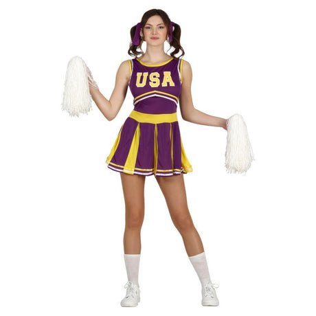 Fiestas Guirca - Cheerleader Costume - Women - Fancy Dress Central
