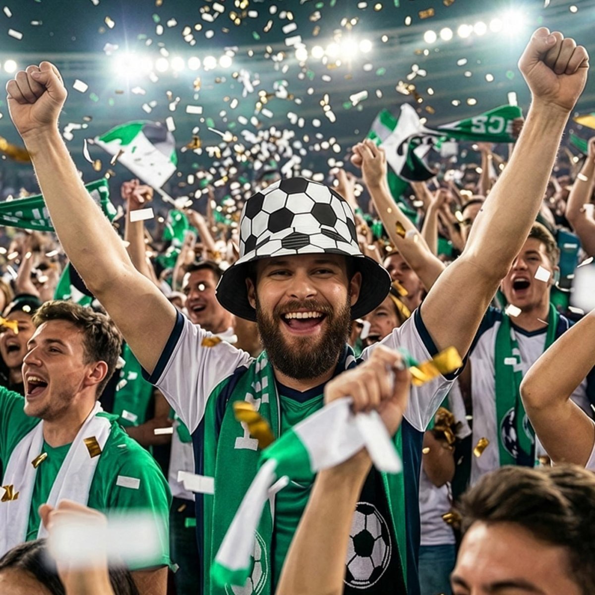 Boland - Football Bucket Hat - Adult - Fancy Dress Central