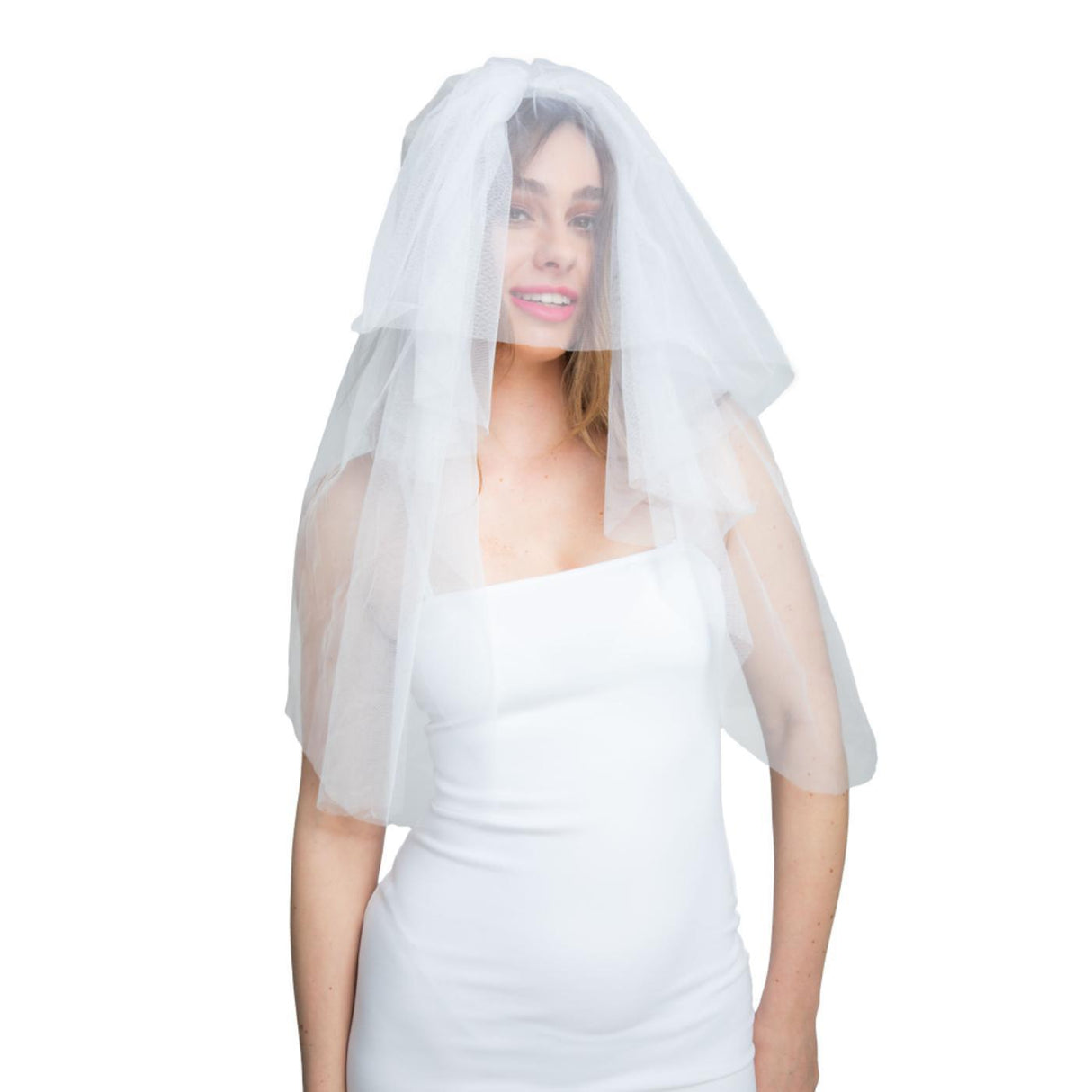 Tulle Veil (White) - Adult