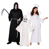 Wicked Costumes - Afterlife Grim Reaper, Angel and Ghost- Family Costume - Fancy Dress Central