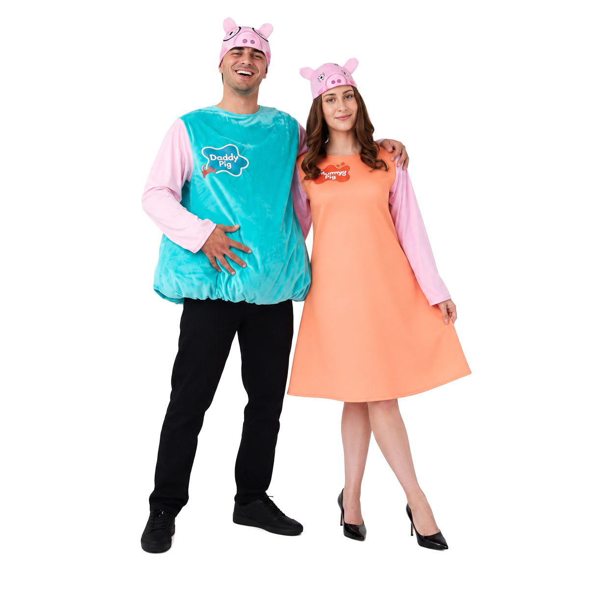 Daddy Pig & Mummy Pig - Peppa Pig Couples Costume