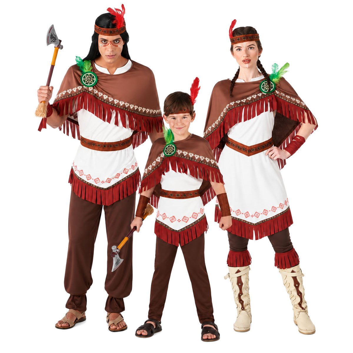 Boland - Native Dakota Warriors - Family Costume - Fancy Dress Central