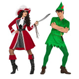 Peter & Pirate Captain - Couples Costume