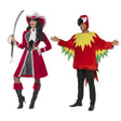 Fancy Dress Central - Pirate Captain & Parrot - Couples Costume - Fancy Dress Central